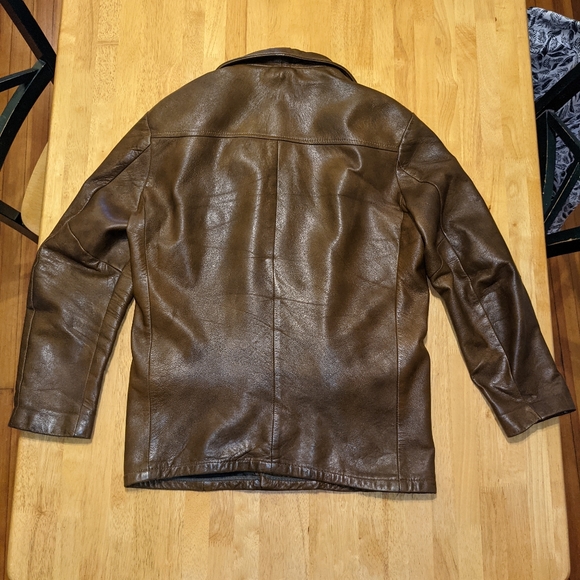 Cooper Vintage Brown Leather Jacket - Picture 2 of 8